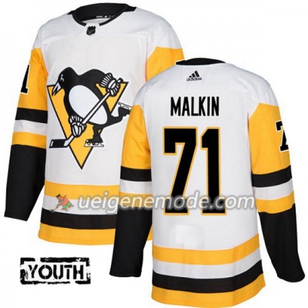 Kinder Eishockey Pittsburgh Penguins Trikot Evgeni Malkin 71 Adidas 2017-2018 Weiß Authentic